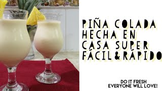 Como hacer piña colada [upl. by Ytinirt814]