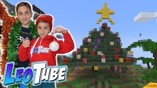 NAVIDAD en VILLA VOLCAN Minecraft [upl. by Lais]