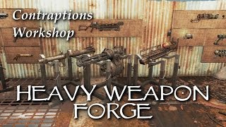 Heavy Weapon Forge Contraptions DLC FALLOUT 4 PS4 [upl. by Mell]