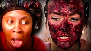 THIS SHORT HORROR ALMOST MADE ME SICK 🤢🤮  Supah Reacts To Kalleys Last Review [upl. by Neersin48]