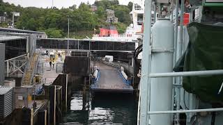 MV Isle of Mull Departing Oban [upl. by Ateuqirne]