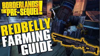 Borderlands The PreSequel RedBelly Complete Farming Guide  Legendary quotStrikerquot [upl. by Booma]