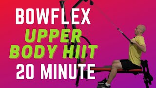 Bowflex Upper Body Workout  20 min HIIT  10 exercises [upl. by Leavitt299]