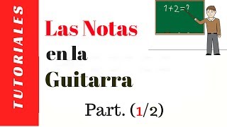 Notas Musicales en la Guitarra 12 [upl. by Crean462]