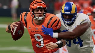 Los Angeles Rams vs Cincinnati Bengals  Super Bowl LVI  NFL 213  Madden 22 Super Bowl 56 Sim [upl. by Mcclees]