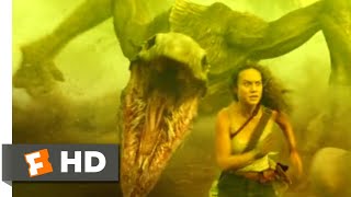 Kong Skull Island 2017  Skullcrawler Pit Scene 610  Movieclips [upl. by Enirual425]