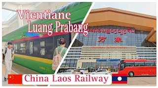 Tàu Cao Tốc Lào  Trung  Viêng Chăn  Luang Prabang China Laos Railway  Laos [upl. by Yur468]