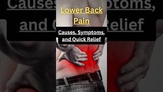 Lower Back Pain Causes Symptoms and Quick Relief 😱  Low back pain stretches shorts [upl. by Elijah]