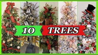 TEN CHRISTMAS TREE DECORATION IDEAS  Christmas Tree Step By Step Decorate With Me  Ramon at Home [upl. by Floeter788]