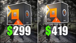 Ryzen 5 7600X3D vs Ryzen 7 7800X3D Benchmark  Test in 10 games [upl. by Aicnerolf]