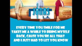 Jonas Brothers  Your Biggest Fan with lyrics [upl. by Allana]