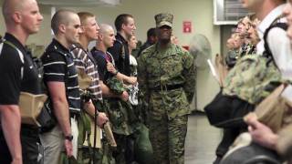 Officer Candidate School Prep 2011  The First Hour [upl. by Uhej37]