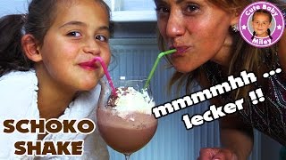 SOMMERLICHER SCHOKOLADEN MILCHSHAKE selber machen  Cremig und lecker  CuteBabyMiley [upl. by Aelhsa]