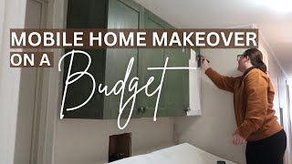 MOBILE HOME MAKEOVER ON A BUDGET  1970s Mobile Home [upl. by Nivk]