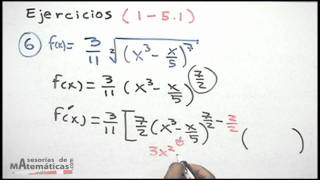 Derivar funciones│ejercicios 5 y 6 [upl. by Adiaros11]