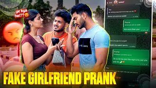 FAKE GIRLFRIEND PRANK ON MUSKAN 😨 NITESH PASWAN [upl. by Ainaznat]