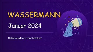 Wassermann Horoskop Januar 2024 Liebe Karriere amp Glücksbringer 🌟✨ [upl. by Seadon656]