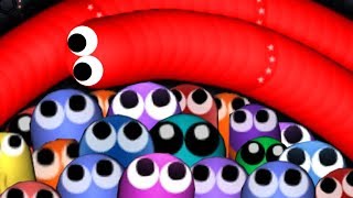 Slitherio 001 Troll Hacker Snake vs 91722 Giant Snakes Epic Slitherio Gameplay [upl. by Najed]