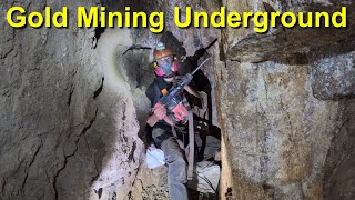 Gold Mining Underground In The California Desert [upl. by Colin]