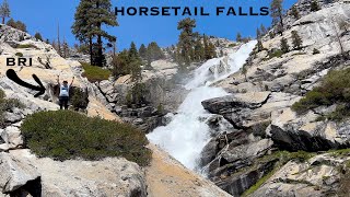 Horsetail Falls A unique waterfall near TAHOE A Trail Guide [upl. by Elconin]