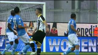 UdineseNapoli 10  3a giornata Serie A TIM 20142015 Sintesi 4 min [upl. by Manella]