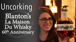 Uncorking Blantons La Maison Du Whisky  French 120 Proof Blantons [upl. by Ellegna]