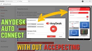 AnyDesk Auto Connect  AnyDesk Without Permission  AnyDesk Without Approval [upl. by Casabonne]