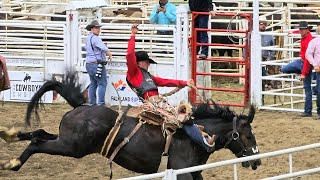 103rd Falkland BC Stampede Saddle Bronc 2023 [upl. by Raynold]