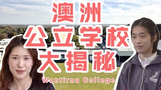 澳洲公立中学介绍  暴走澳洲校园  墨尔本瓦尔特那中学  Melbourne Wantirna College 中文介绍 [upl. by Toni]