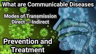 Communicable diseases in hindi Modes of Transmission Prevention ampTreatment InfectiousContagious [upl. by Rednijar133]