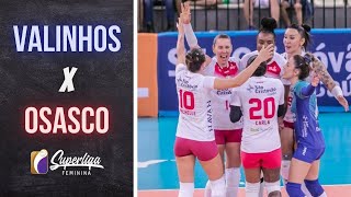 Valinhos X Osasco  MELHORES MOMENTOS  Superliga Feminina 2122 [upl. by Elie]