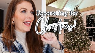 Decorating for Christmas in our new house 2021 [upl. by Adnicaj]