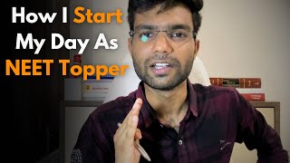 How I Start My Day As NEET Topper [upl. by Anneuq]