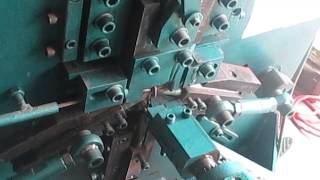 26MM510MM Small Automatic Chain LINKS MakingBending machine [upl. by Llehsyt]