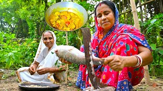 নদীর রুই মাছের সর্ষে টমেটো কাঁচা লঙ্কা দিয়ে ঝাল রান্না  Rui macher sorshe tomato jhal recipe [upl. by Ahsimin]