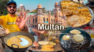 Ultimate Street Food in MULTAN 😋✈️ amp Tourist Spots  Halwa Pori Androon Naveed Biryani amp Dahi balay [upl. by Fernandina]