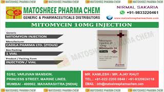 Mitomycin 10Mg Injection Leading Suppliers in India • Matoshree Pharma Chem [upl. by Ytiak]