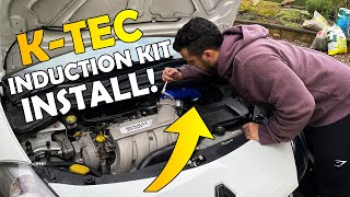 Ktec Racing Induction Kit Install  Clio RS 200 [upl. by Irrol]