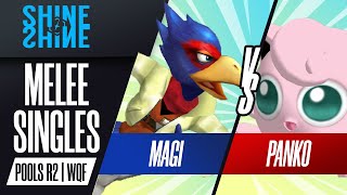 Magi vs Panko  Melee Singles Pools WQF  Shine 2022  Falco vs Jigglypuff [upl. by Patience46]