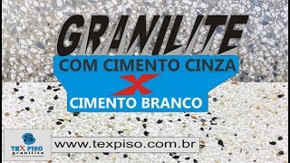 Granilite 3 Cores Palha Branca e Preta  Com cimento cinza [upl. by Ahseiyn]