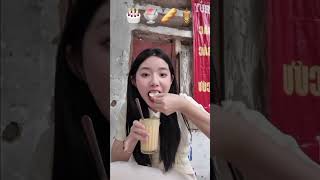 Mukbang cùng Quỳnh Truong ăn theo icon 🎂🍧🧋🥖food mukbang xuhuong eating fyp shorts trending [upl. by Woolson]