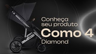 Conheça o carrinho de bebê Como 4 Diamond  ABC Design Brasil [upl. by Doownelg]