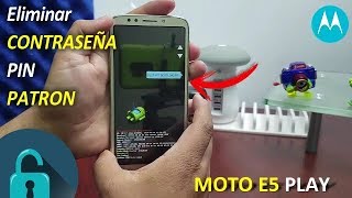 ▶️ Formatear MOTO E5 Play Como desbloquear o quitar ContraseñaPinPatron ⚠️ [upl. by Mehetabel]