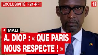 Mali  quotQue Paris nous respecte quot  Abdoulaye Diop ministre des Affaires étrangères  Lintégrale [upl. by Rossie507]