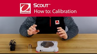 How to Calibration  OHAUS Scout™ Portable Balances [upl. by Atiuqaj]