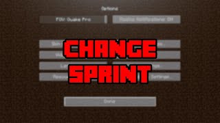 How To Change Sprint To Toggle Or Hold In Minecraft  How To Switch Sprint To ToggleHold [upl. by Essa780]