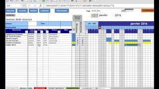 Pianificazione ferie excel by infogestione esperti su Excel [upl. by Gonnella]