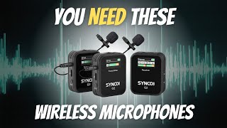 Microphone That You NEED  SYNCO Wireless Lavalier Microphones Review [upl. by Ahsaya]