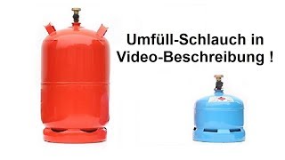 ★Propangas nachfüllen aus großer Flasche  Tschüß Campingaz [upl. by Anurag687]