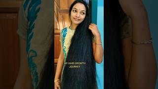 My hair growth transformation from short to long hair ❤️ in 2 years hairtransformation [upl. by Bael]